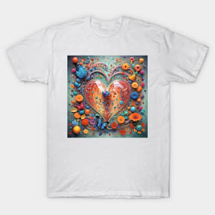 ornamental heart T-Shirt